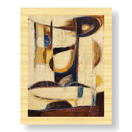 Judeen Limited Edition Ready to Hang Giclee on Sustainable Bamboo: "Visions I"