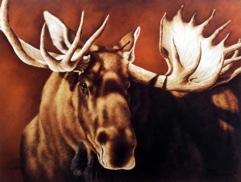 Judi Rideout Print-Signed and Numbered:"The Challenge"