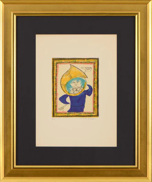 Judith Bledsoe (1928-2013) Framed Limited Edition Artist Proof Lithograph on Paper: "Untitled"
