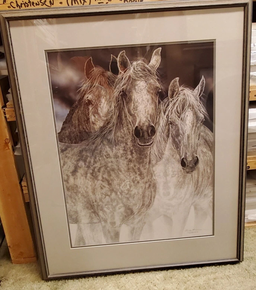 Judy Larsen Signed and Numbered Limited Edition Lithograph: "The Vanishing"