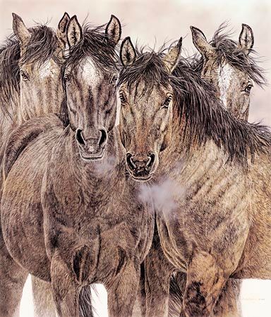 Judy Larson Handsigned & Numbered Limited Edition Print:" Pryor Commitment"