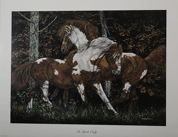 JUDY LARSON  Secondary Market Art: "IN SPIRIT ONLY"
