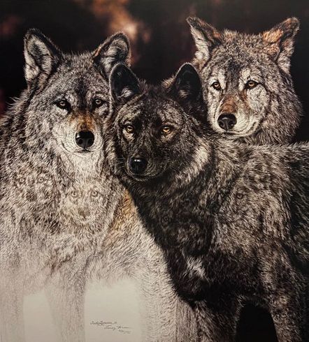 JUDY LARSON  Limited Edition SN Secondary Market Art Print: "SILENT SPRING"