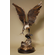 Jules Moigniez Handcrafted Solid Bronze Sculpture: "Eagle" (31.5" H)