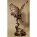 Jules Moigniez Handcrafted Solid Bronze Sculpture: "Eagle" (31.5" H)
