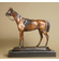 Jules Moigniez Handcrafted Solid Bronze Sculpture:"Show Horse" (looking left)