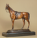 Jules Moigniez Handcrafted Solid Bronze Sculpture:"Show Horse" (looking left)