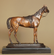 Jules Moigniez Handcrafted Solid Bronze Sculpture:"Show Horse" (looking left)