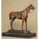 Jules Moigniez Handcrafted Solid Bronze Sculpture:"Show Horse" (looking right)