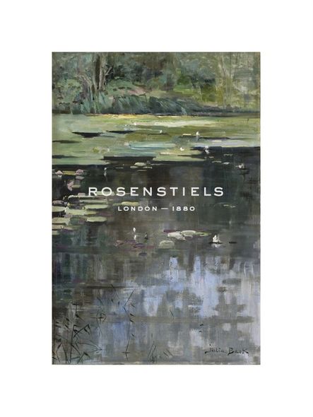 Julia Beck Hand Numbered Limited Edition Print on Paper :"River Landscape with Water Lilies"