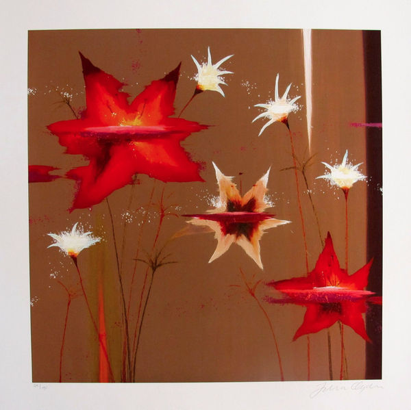 Julia Ogden Hand Signed Limited Edition Giclee:"Cream Field II"
