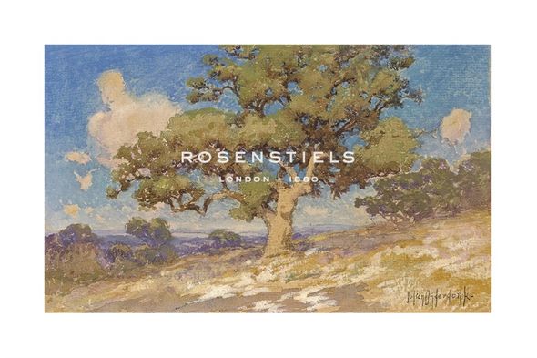 Julian Onderdonk Hand Numbered Limited Edition Print on Paper :"High Desert Oaks"