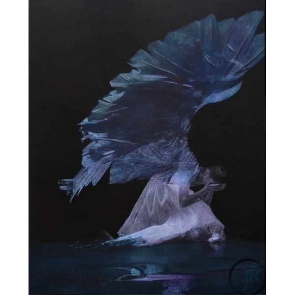 Julio Cesar Delgado Giclee on Canvas:"Becoming Her"