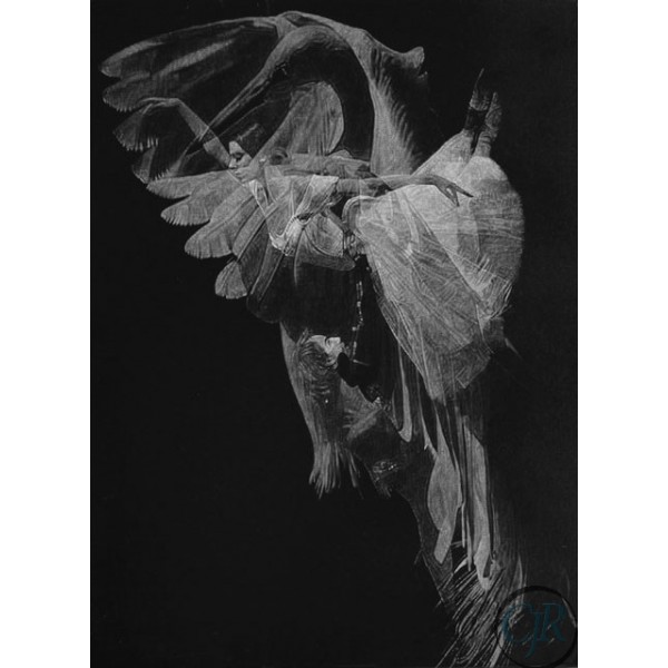 Julio Cesar Delgado Giclee on Paper:"Dance of the Queen Paper"