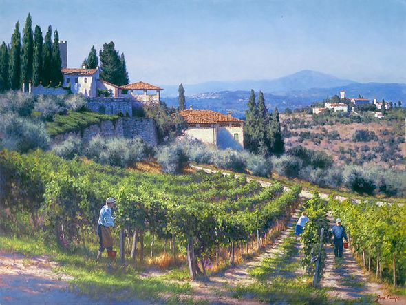 June Carey Artist Proof 48x36 Limited Edition Canvas Giclee:"The Harvest"