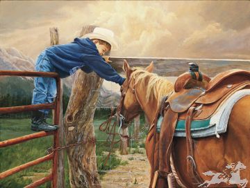 June Dudley Signed Canvas Edition:"Give Me A Chance"