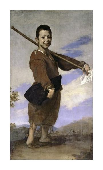 Jusepe De Ribera Fine Art Open Edition Gicl&eacute;e:"Club-Footed Boy"