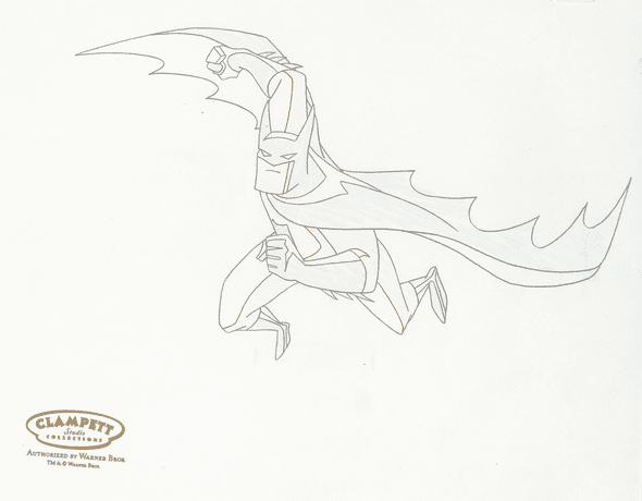 Justice League Unlimited Original Production Drawing: "Batman"