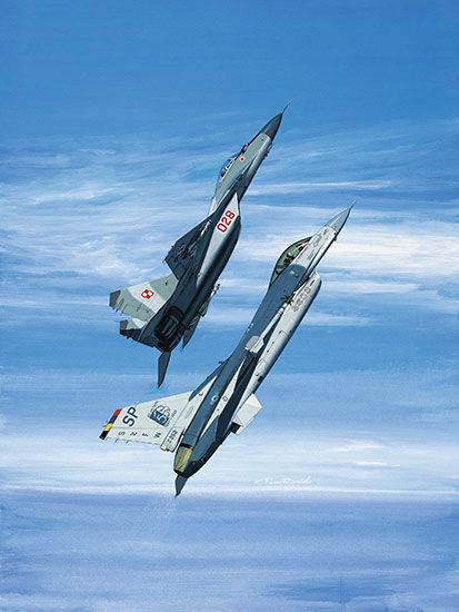 K. Price Randel Handsigned and Numbered Limited Edition Museum Quality Canvas Gicl&eacute;e: "Eagle's Talon '97"