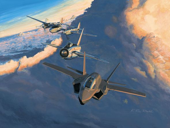 K. Price Randel Handsigned and Numbered Limited Edition Museum Quality Canvas Gicl&eacute;e: "Lightning Heritage"