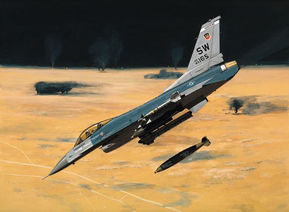 K. Price Randel Handsigned and Numbered Limited Edition Museum Quality Canvas Gicl&eacute;e: "Payback Time In The KTO"