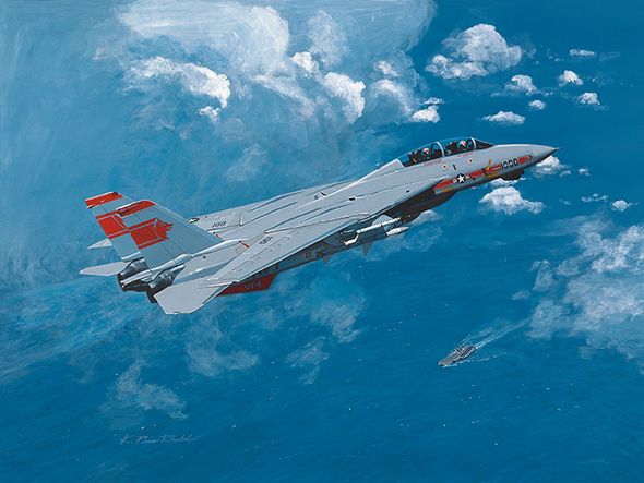 K. Price Randel Handsigned and Numbered Limited Edition Museum Quality Canvas Gicl&eacute;e: "Tomcat"