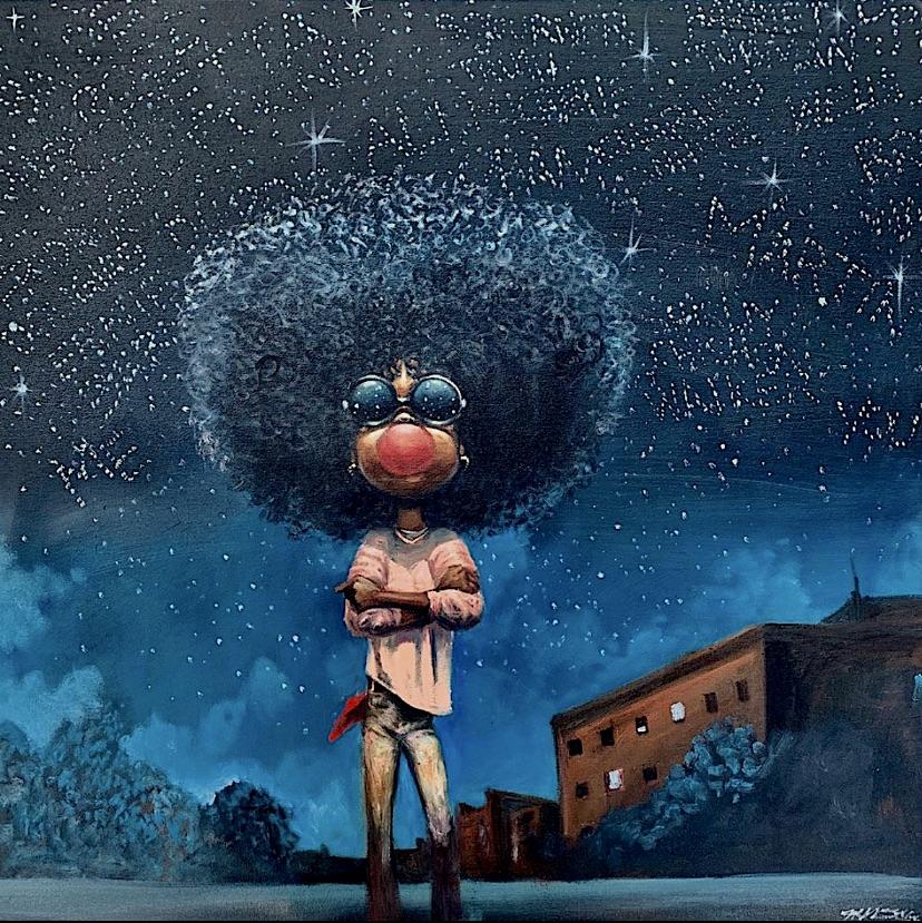 Frank Morrison Artist Signed Limited Edition Canvas Giclee:"Super Stars"