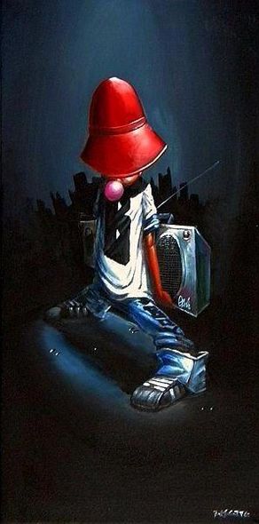 Frank Morrison Artist Signed Limited Edition Canvas Giclee:"B-Boy"