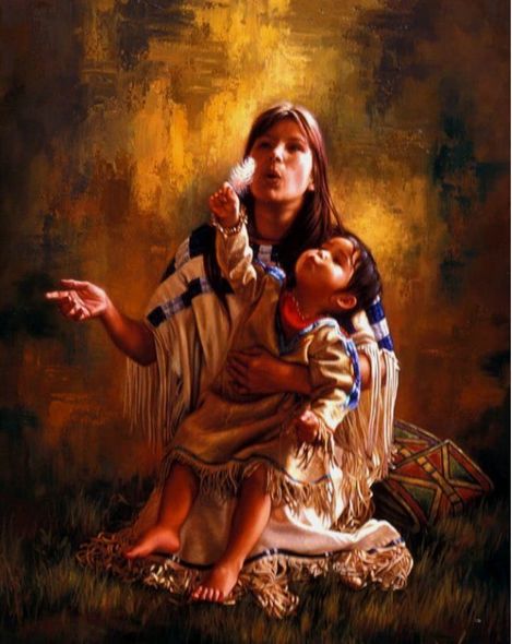 Karen Noles Handsigned and Numbered Limited Edition Print:"Pompey's Feather"