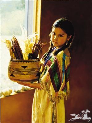 Karen Noles Limited Edition Print : " Autumn Reflections "