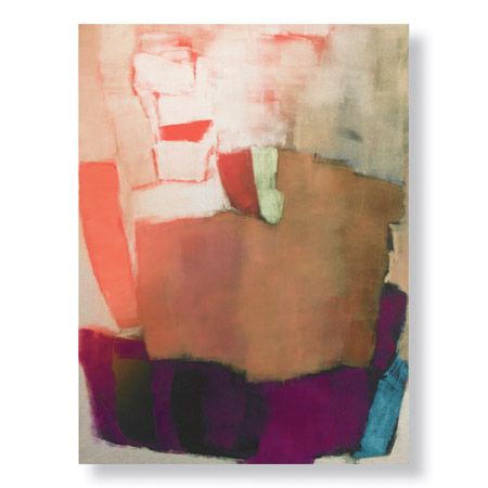 Katharine McGuinness Limited Edition Ready to Hang Giclee on Brushed Aluminum: "Vital Color I"