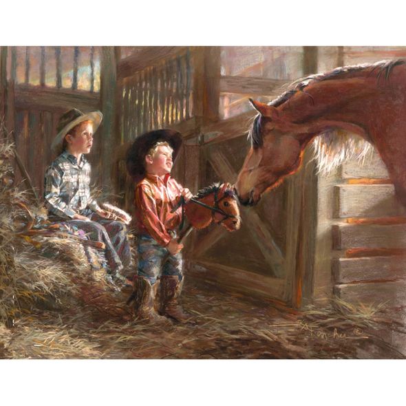 Kathryn A. Fincher Handsigned & Numbered Limited Edition Canvas:"Whooah"