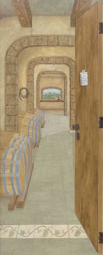 Kay Fox Limited Edition Museum Quality Gicl&eacute;e: "Wine Cellar"