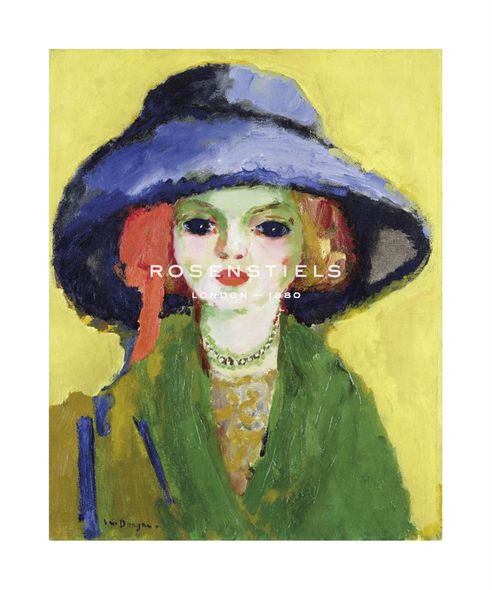 Kees Van Dongen Hand Numbered Limited Edition Print on Paper :"Portrait of Dolly: 1911"