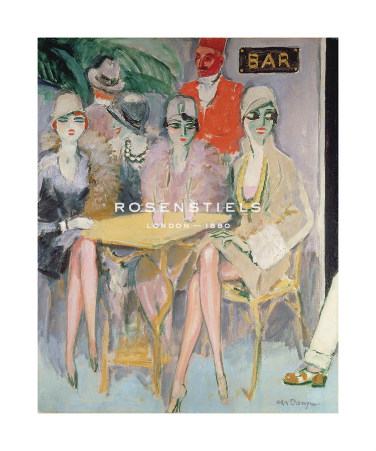 Kees Van Dongen Hand Numbered Limited Edition Print on Paper :"The Cairo Bar: 1920"
