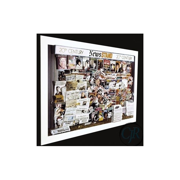 Ken Keeley 3D Lithograph on Paper:"20th Century Newstand 3D"