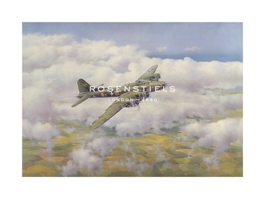 Keneth B Hancock Hand Numbered Limited Edition Print on Paper :"Memphis Belle"