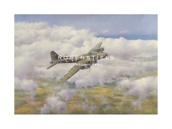 Keneth B Hancock Hand Numbered Limited Edition Print on Paper :"Memphis Belle"