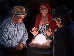 Kenney Mencher Hand Signed and Numbered Limited Edition Giclee "Oracle Systems"