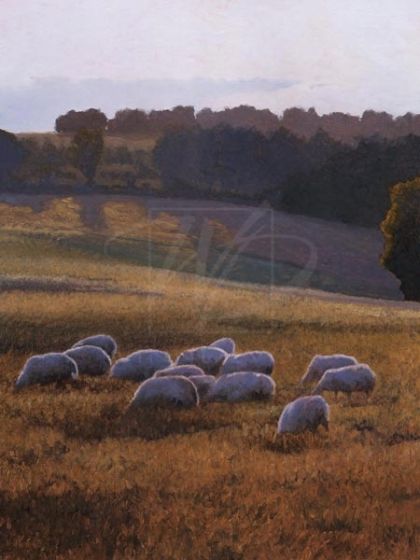 Kent Lovelace Limited Edition Hand-Embellished Giclee on Canvas:"Ar&eacute;te II"