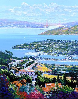 Kerry Hallam Handsigned & Numbered Limited Edition Serigraph:"Paradise Point "