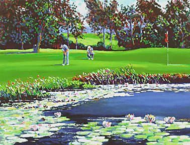 Kerry Hallam Limited Edition Hand-Pulled Serigraph: " Moment of Truth "
