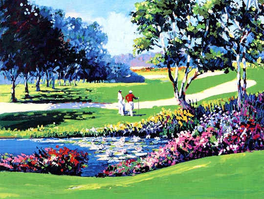 Kerry Hallam Limited Edition Hand-Pulled Serigraph on Paper:" Final Approach"