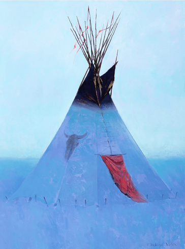 R. Tom Gilleon Artist Signed and Numbered Limited Edition Canvas Giclee:"Gary Owen Blues"