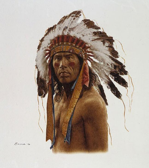 James Bama Artist Signed Limited Edition Print:"The Warrior"
