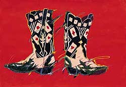 Kim Yoakum Handsigned & Numbered Limited Edition Serigraph:"The Gambler"