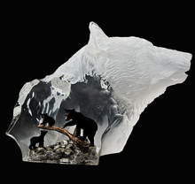 Kitty Cantrell Limited Edition Bear Sculpture:"Black Bear Clan"