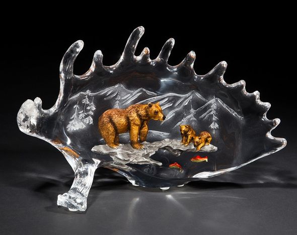 Kitty Cantrell Limited Edition Mixed Media Lucite Sculpture:"Life Lessons"