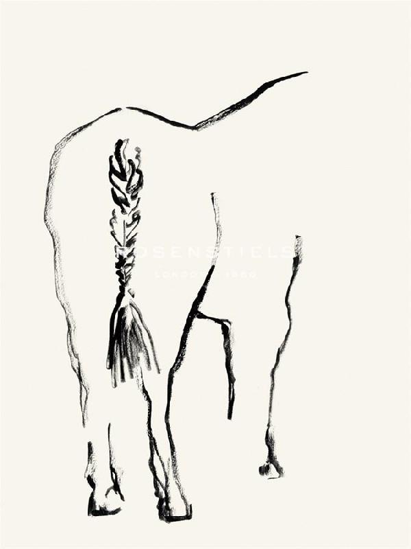Kristine Hegre 30 x 40 in. Open Giclee Canvas:"Braided Tail" - Kristine