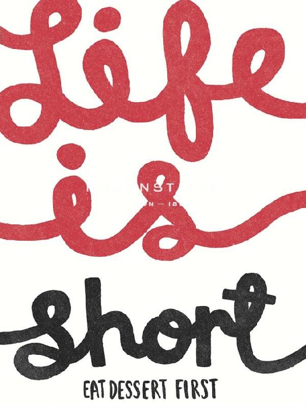 Kristine Hegre 30 x 40 in. Open Giclee Canvas:"Eat Dessert First"